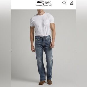 Men’s Silver Jeans Co Zac Relaxed Straight Leg Jeans